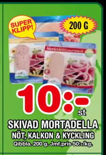 Nya Pulsen SKIVAD MORTADELLA erbjuda