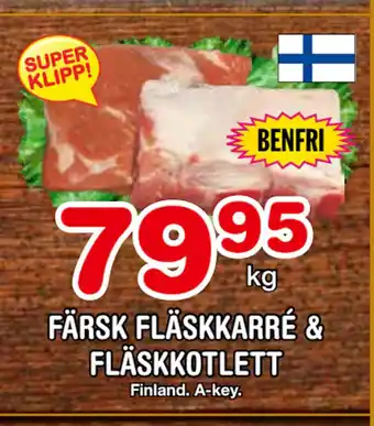 Nya Pulsen FÄRSK FLÄSKKARRÉ & FLÄSKKOTLETT erbjuda