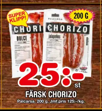 Nya Pulsen FÄRSK CHORIZO erbjuda