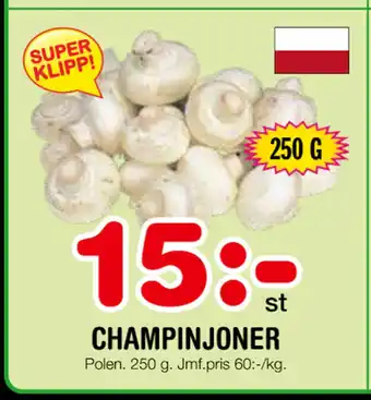 Nya Pulsen CHAMPINJONER erbjuda