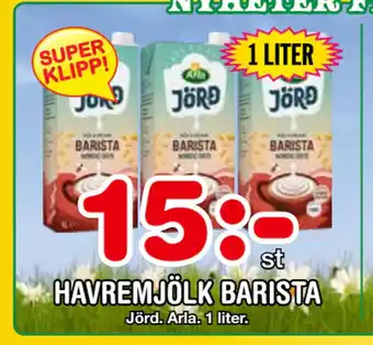 Nya Pulsen HAVREMJÖLK BARISTA erbjuda
