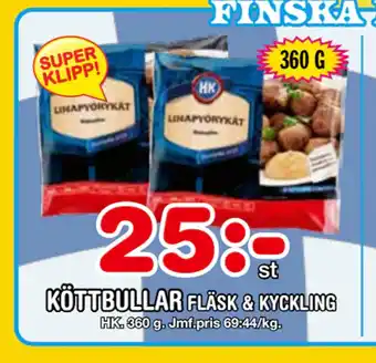 Nya Pulsen KÖTTBULLAR erbjuda