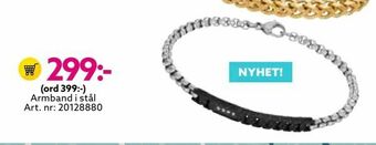 Albrekts Guld Armband i stål erbjuda