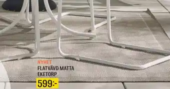 Mio FLATVÄVD MATTA EKETORP erbjuda