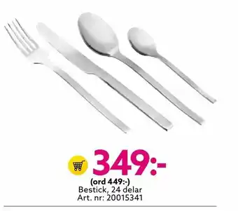 Bestick, 24 delar