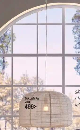 Mio TAKLAMPA VIDE erbjuda