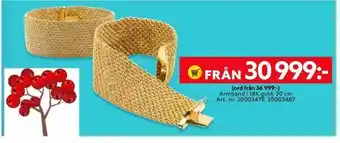 Albrekts Guld Armband i 18K guld, 20 cm erbjuda