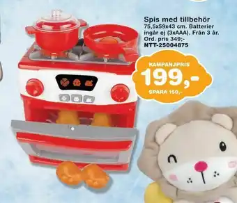 Spis med tillbehör