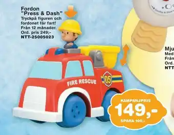 Lekextra Fordon "Press & Dash" erbjuda