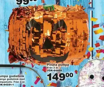 Lekextra Pinata pumpa erbjuda