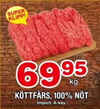 Nya Pulsen KÖTTFÄRS, 100% NÖT erbjuda