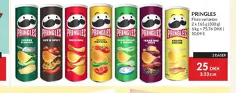 Pringles chips cheese & onion