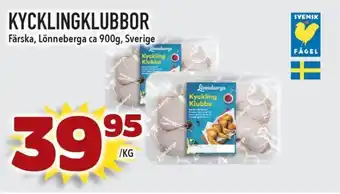 Matvärlden Tensta KYCKLINGKLUBBOR erbjuda