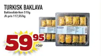Matvärlden Tensta TURKISK BAKLAVA erbjuda