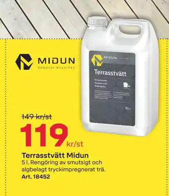 Byggmax Terrasstvätt Midun erbjuda