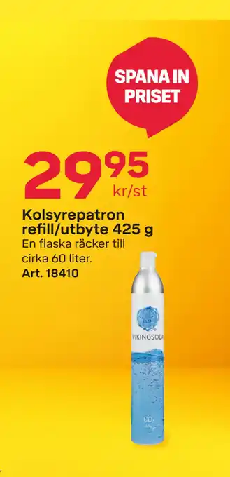 Byggmax Kolsyrepatron refill/utbyte 425 g erbjuda