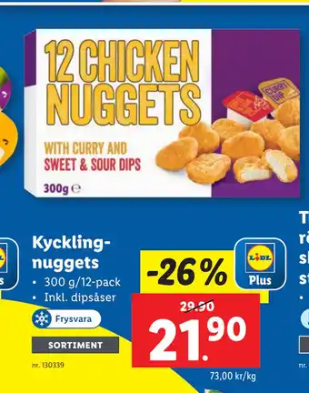 Lidl Kycklingnuggets erbjuda