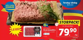 Lidl Färsk blandfärs erbjuda