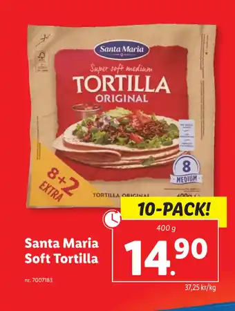 Lidl Santa Maria Soft Tortilla erbjuda