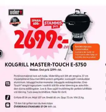 ICA Maxi Weber klotgrill erbjuda