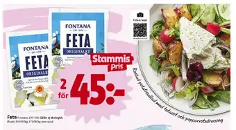 ICA Nära Fontana fetaost erbjuda