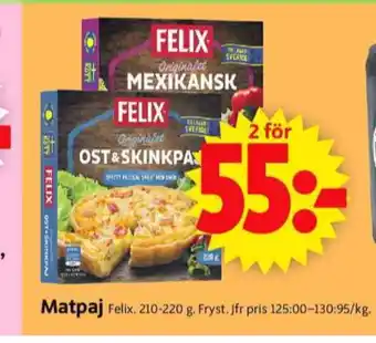 ICA Supermarket Felix matpajer erbjuda