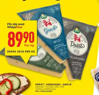 Arla prästost