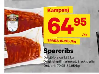 City Gross Spareribs erbjuda