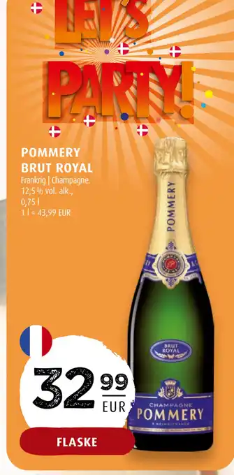 Scandinavian Park POMMERY BRUT ROYAL erbjuda