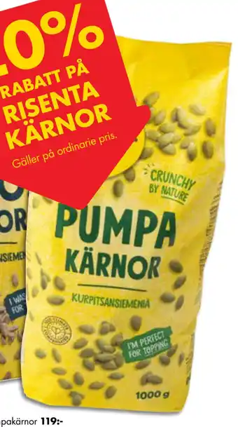 ÖoB RISENTA KÄRNOR erbjuda