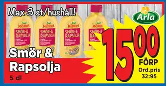 Supergrossen Smör & Rapsolja erbjuda