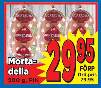 Supergrossen Mortadella erbjuda