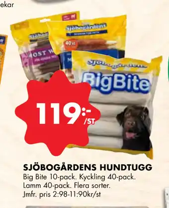 ÖoB SJÖBOGÅRDENS HUNDTUGG erbjuda