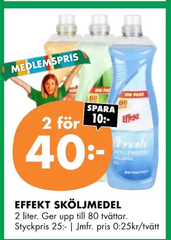 EFFEKT SKÖLJMEDEL