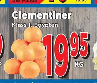 Supergrossen Clementiner erbjuda