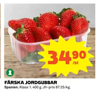 Coop FÄRSKA JORDGUBBAR erbjuda