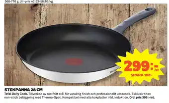 Coop STEKPANNA 28 CM erbjuda