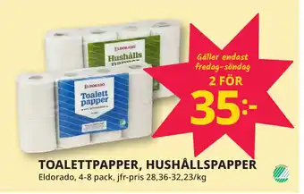 Tempo TOALETTPAPPER, HUSHÅLLSPAPPER erbjuda