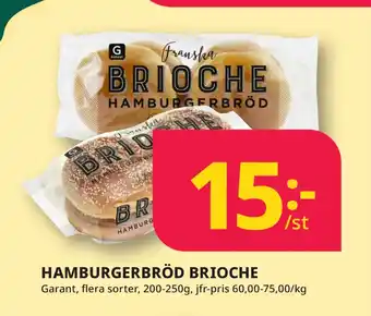 Tempo HAMBURGERBRÖD BRIOCHE erbjuda