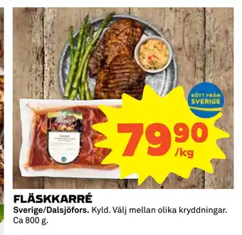 Coop Daglivs FLÄSKKARRÉ erbjuda
