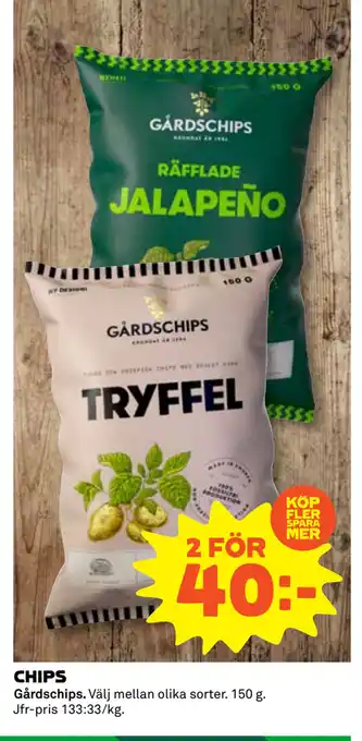 Coop Daglivs CHIPS erbjuda