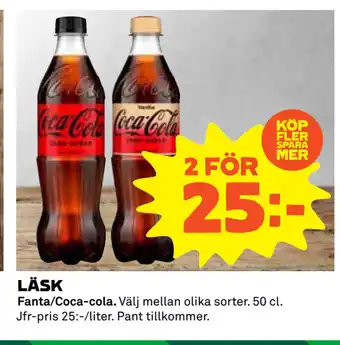 Coop Daglivs LÄSK erbjuda