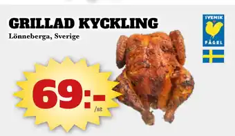 Bonum Matmarknad GRILLAD KYCKLING erbjuda