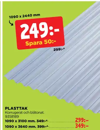 Jem&Fix PLASTTAK erbjuda