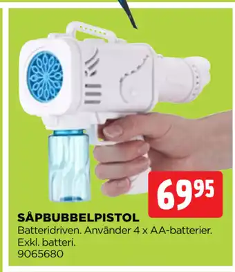 Jem&Fix SÅPBUBBELPISTOL erbjuda