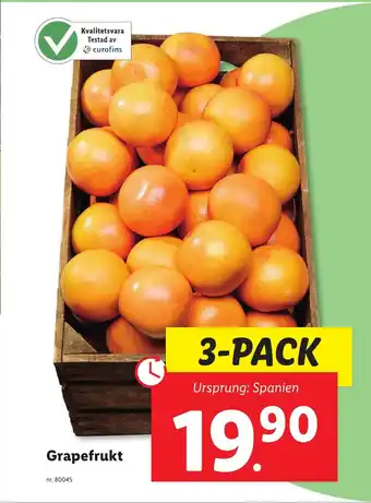 Lidl Grapefrukt erbjuda