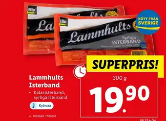 Lidl Lammhults Isterband erbjuda