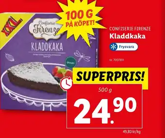 Lidl CONFISERIE FIRENZE Kladdkaka erbjuda