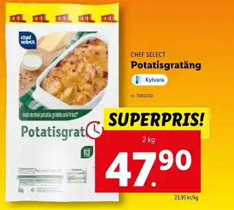 Lidl CHEF SELECT Potatisgratäng erbjuda