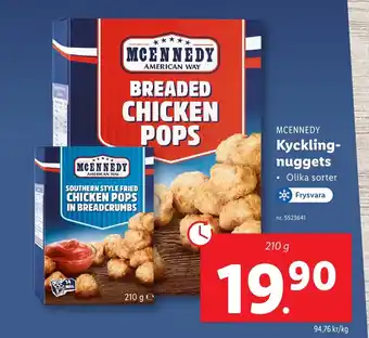 Lidl Kyckling- nuggets erbjuda
